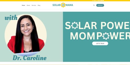Solar Mama website screenshot