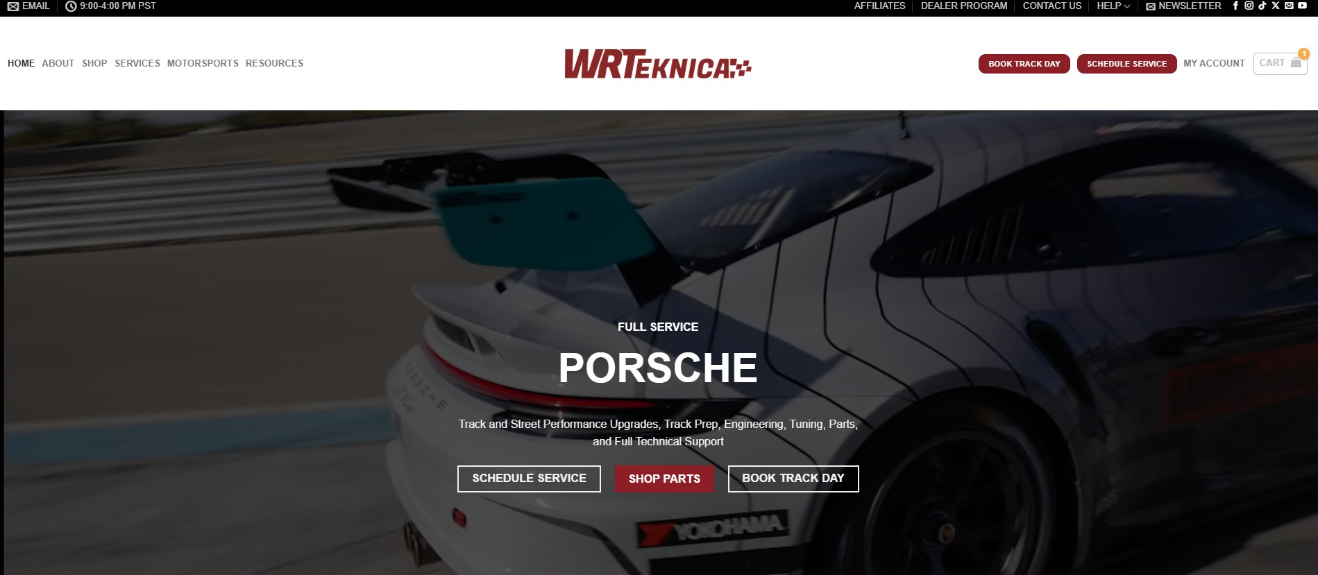 Wrteknica website screenshot